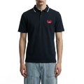 Men's Navy Polo Shirt from Smith's 1906 - front view