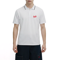 Men's White Polo Shirt from Smith's 1906 - front view