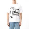 Men's White Brooklyn Graphic T-Shirt from Smith's 1906 - front view