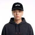 Unisex Black Cap from Smith's 1906 - front view
