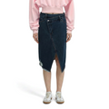 Women's Navy Denim Skirt from Smith's 1906 - front view