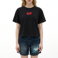 Women's Black Everyday T-Shirt from Smith's 1906 - front view