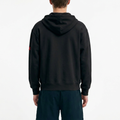 Men's Black Hooded Sweatshirt Jacket from Smith's 1906 - back view
