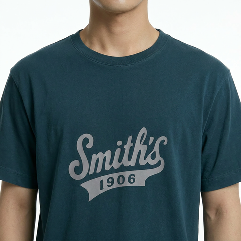 Men's Blue Everyday T-Shirt from Smith's 1906 - detail view