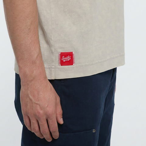 Men's Grey Everyday T-Shirt from Smith's 1906 - detail view