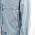 Men's Light Blue Work Jacket from Smith's 1906 - detail view