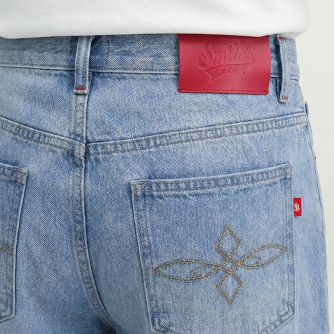 Details of the Smith's 1906 MJN01 Blue Jeans.