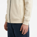 Men's Beige Hooded Sweatshirt Jacket from Smith's 1906 - detail view