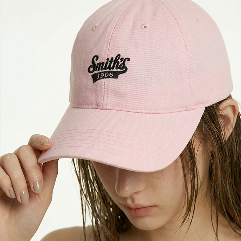 Details of the Smith's 1906 UCP02 Pink Cap.