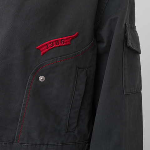 Details of the Smith's 1906 WJK01 Dark Grey Jacket.