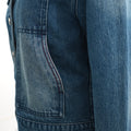 Details of the Smith's 1906 WJK02 Dark Blue Denim Jacket.