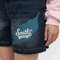 Details of the Smith's 1906 WSO01 Blue Denim Shorts.