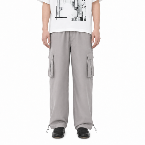 A male model wearing the Smith's 1906 MPT02 Light Grey Pants is showing the front.