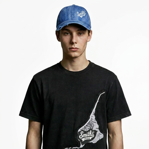 Unisex Blue Cap from Smith's 1906 - front view