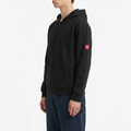 Men's Black Hooded Sweatshirt Jacket from Smith's 1906 - side view