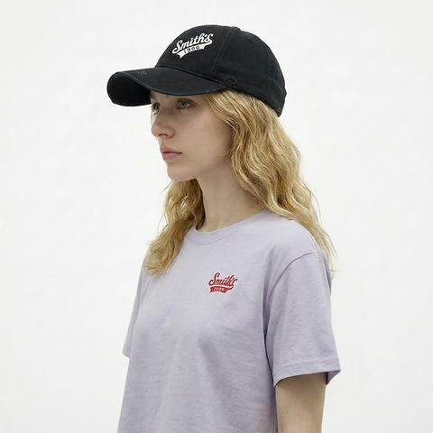 Unisex Black Cap from Smith's 1906 - side view