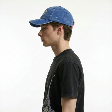 Unisex Blue Cap from Smith's 1906 - side view