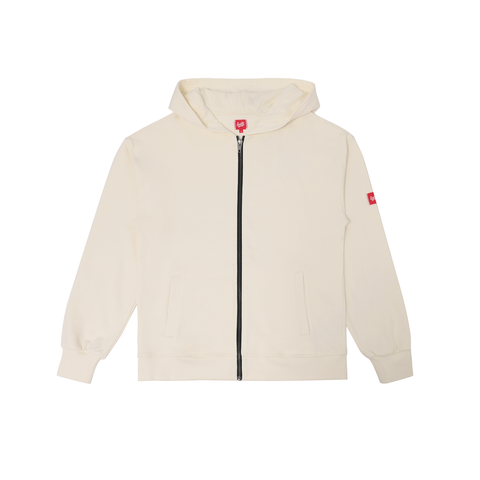Men's Beige Hooded Sweatshirt Jacket from Smith's 1906