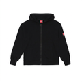 Men's Black Hooded Sweatshirt Jacket from Smith's 1906