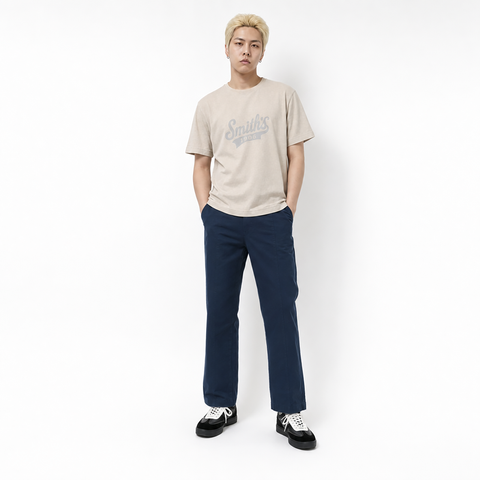 Men's Grey Everyday T-Shirt from Smith's 1906 - styled view