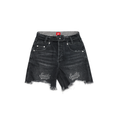Smith's 1906 WSO02 Dark Grey Denim Shorts.