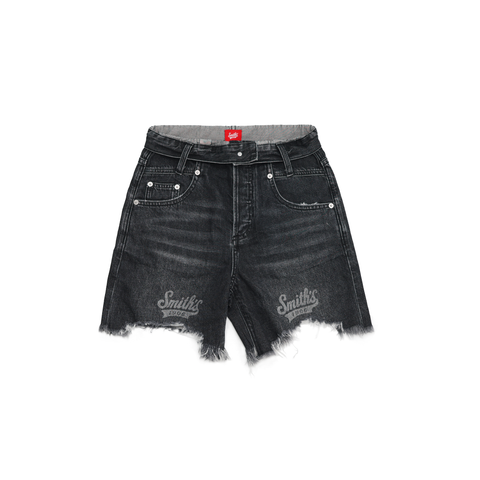 Smith's 1906 WSO02 Dark Grey Denim Shorts.